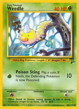 Weedle 100  - Common