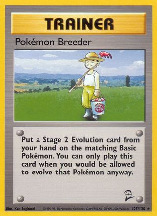 Pokemon Breeder 105  - Rare