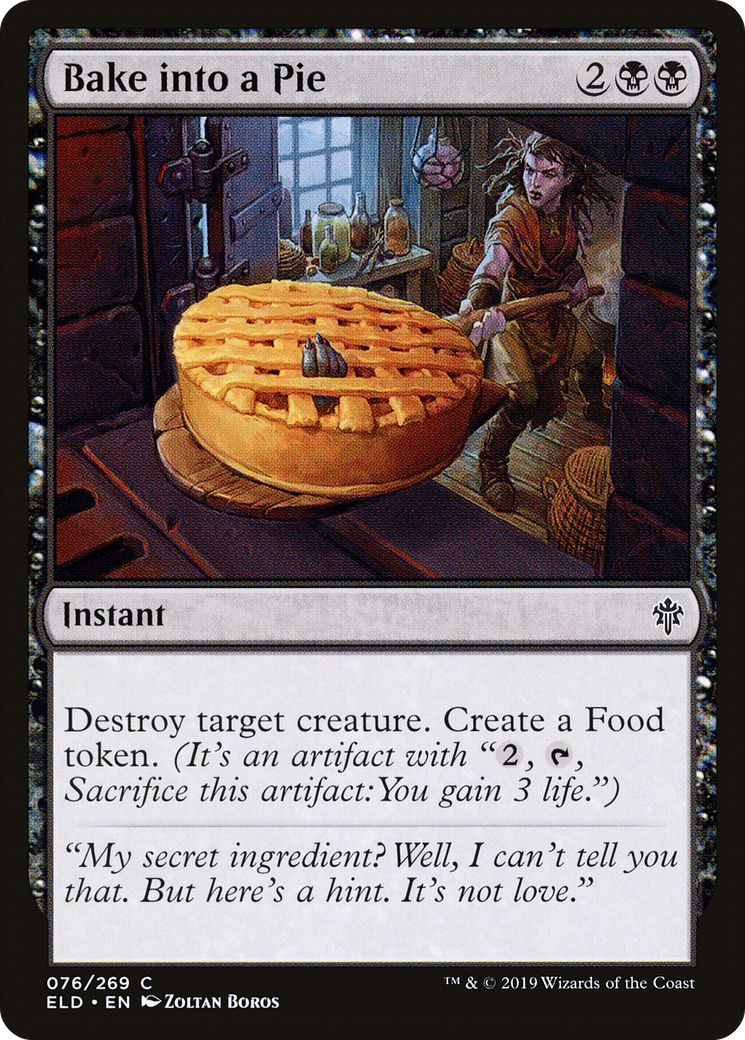 Cuire dans une tarte [Trône d'Eldraine] 