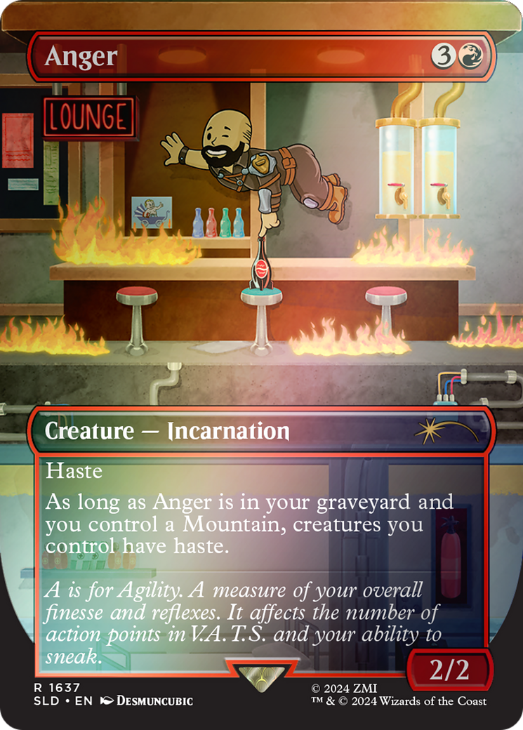 Colère (Rainbow Foil) [Série Secret Lair Drop] 