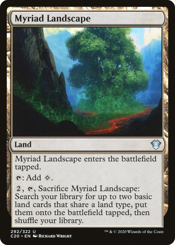 Une myriade de paysages [Commander 2020] 