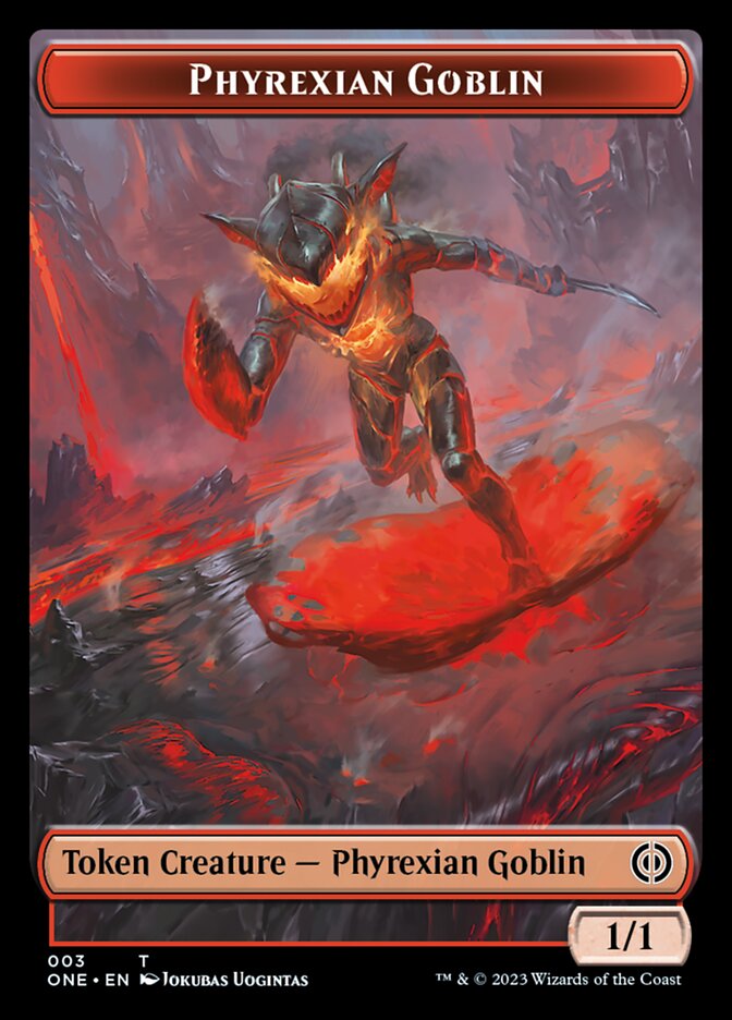 Phyrexian Mite (011) // Jeton double face du gobelin phyrexia [Phyrexia : tous seront un seul jeton] 