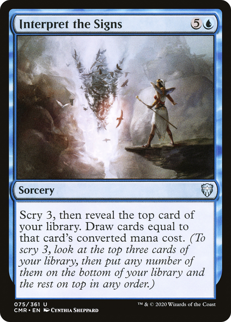 Interpréter les signes [Commander Legends] 