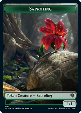 Saproling // Jeton Soldat Double Face [Starter Commander Decks] 