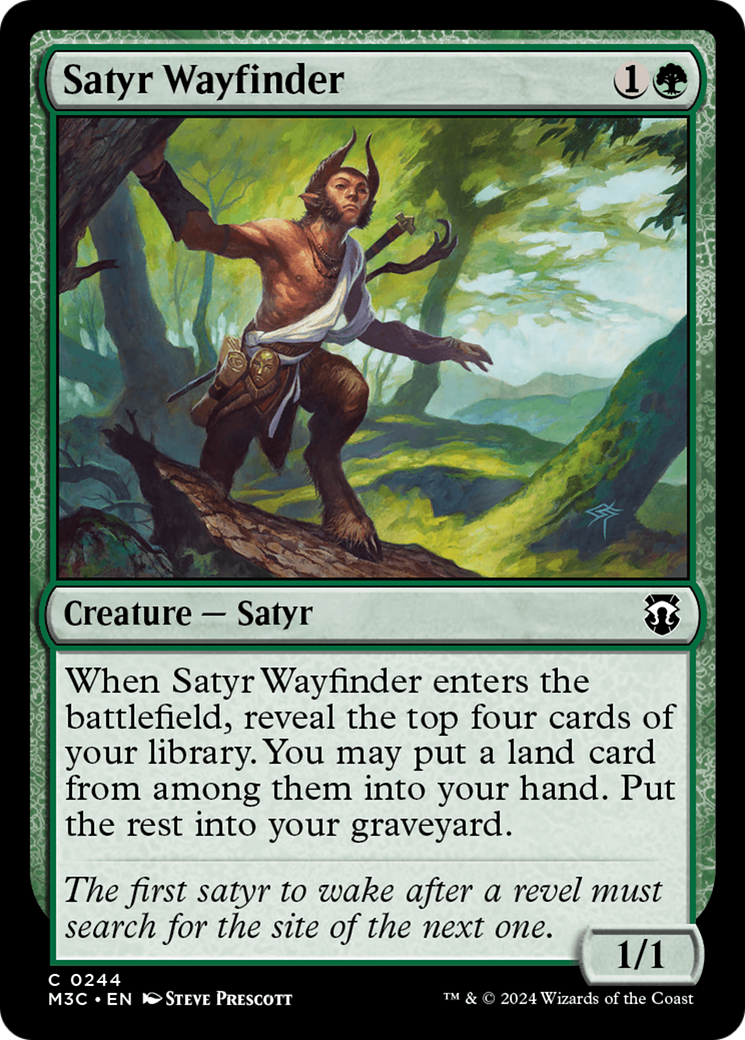 Satyr Wayfinder (M3C-244) - Modern Horizons 3 Commander