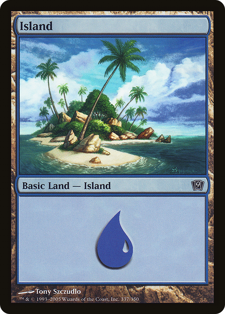 Island (9ED-337★) - 9th Edition Foil