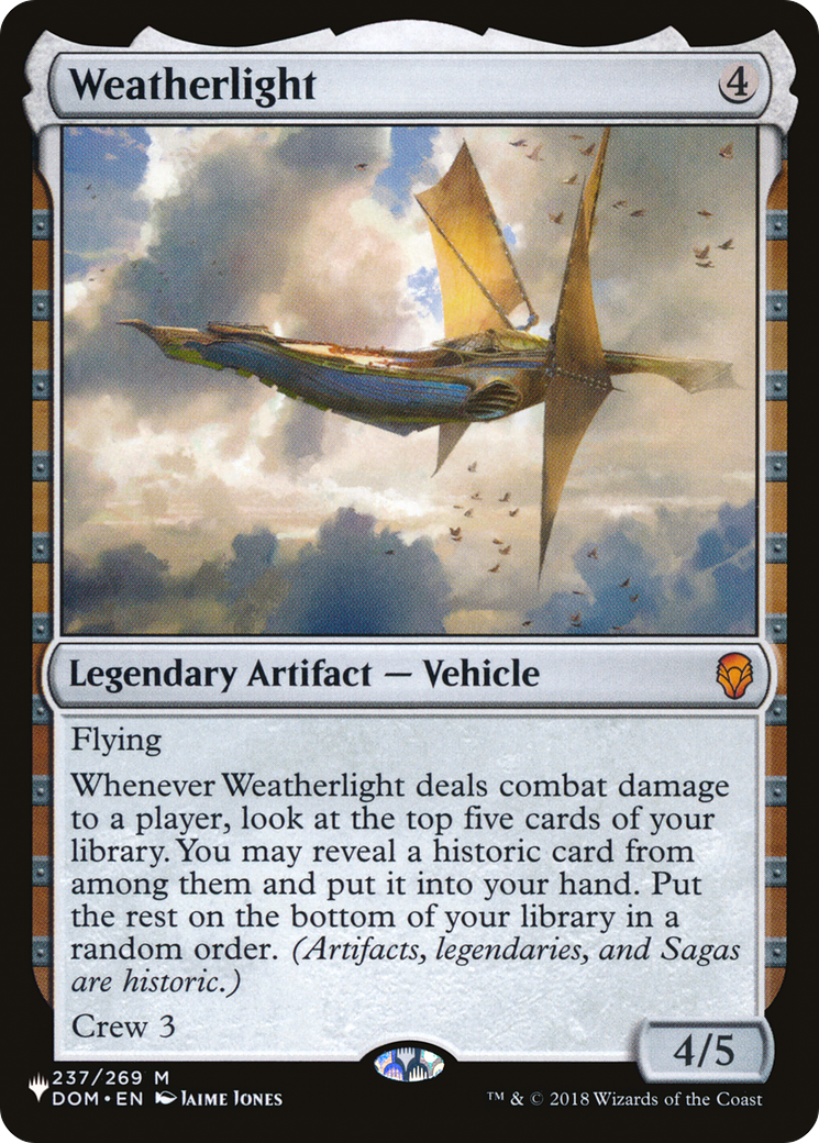 Weatherlight [La liste] 