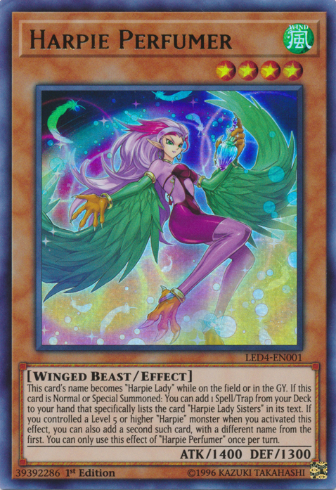 Harpie Perfumer (LED4-EN001) - Legendary Duelists: Sisters of the Rose 1st Edition