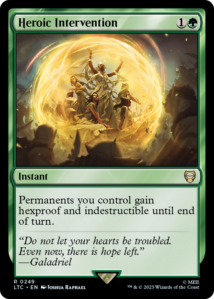 Heroic Intervention (LTC-249) - Tales of Middle-earth Commander