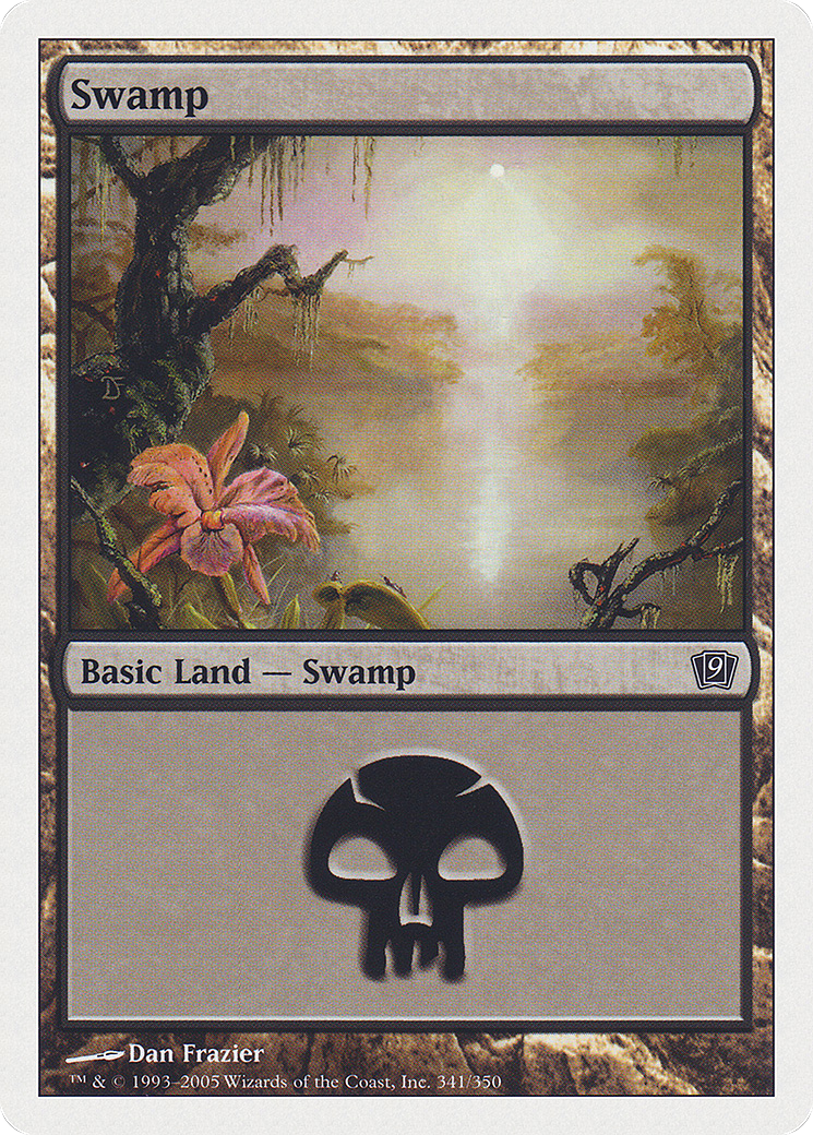 Swamp (9ED-341) - 9th Edition Foil