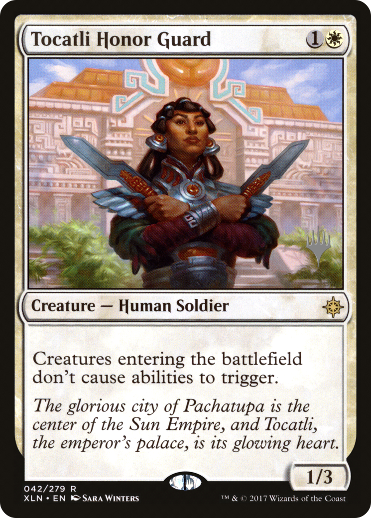 Garde d'honneur de Tocatli (Pack promotionnel) [Ixalan Promos] 