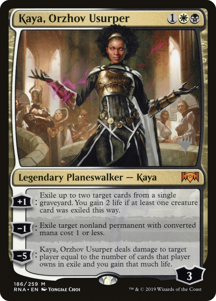 Kaya, usurpateur d'Orzhov (Pack promotionnel) [Promos de l'allégeance de Ravnica] 