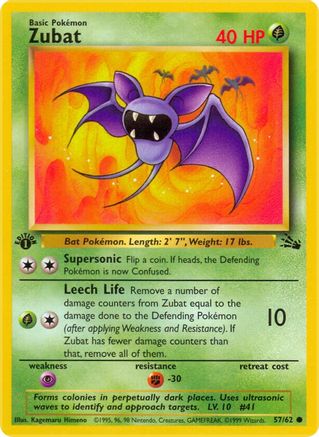 Zubat 057  - 1st Edition - Common