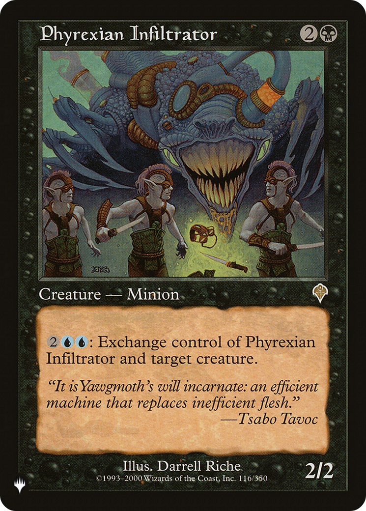 Infiltrateur Phyrexian [La liste] 