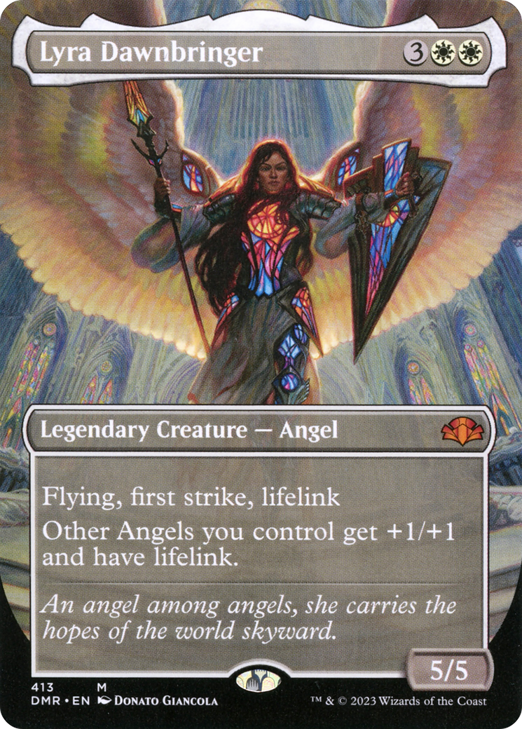 Lyra Dawnbringer (Art alternatif sans frontières) [Dominaria Remastered] 