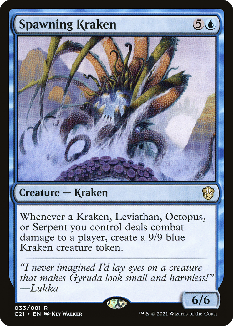 Kraken engendrant [Commandant 2021] 