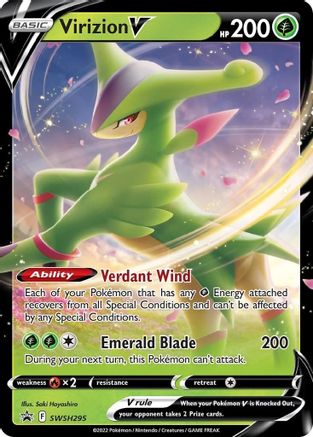 Virizion V SWSH295  - Holofoil - Promo