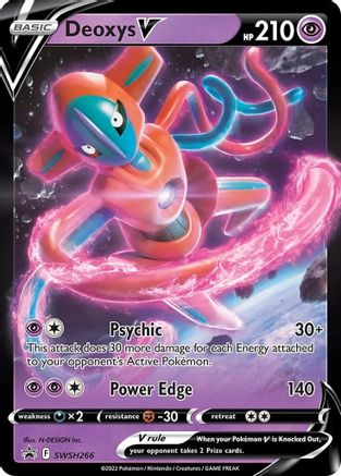 Deoxys V SWSH266  - Holofoil - Promo