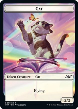 Cat // Food (11) Double-sided Token (UNF-) - Unfinity Foil