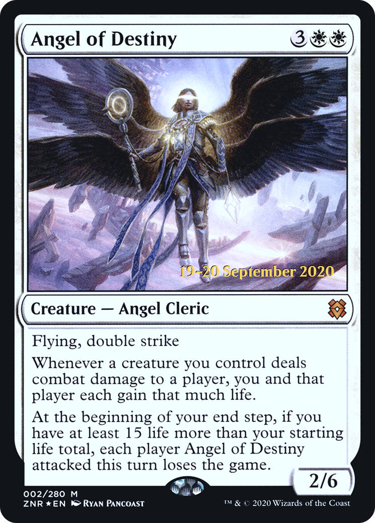 Ange du Destin [Promos Avant-première de Zendikar Rising] 