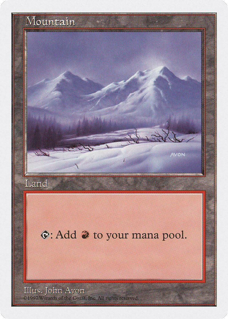 Mountain (442) (5ED-442) - Fifth Edition