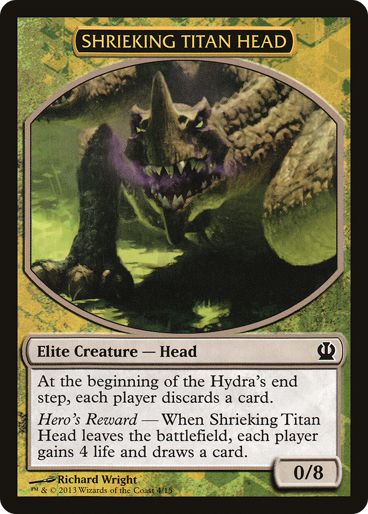 Tête de Titan hurlante [Theros fait face à l'hydre] 