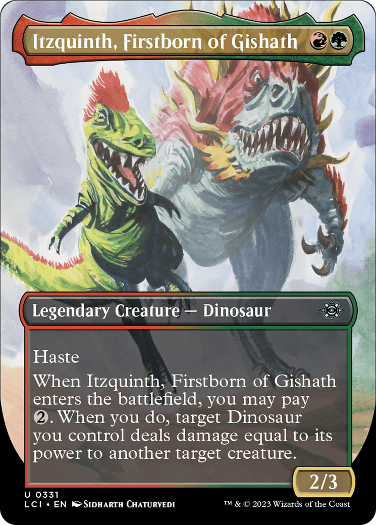 Itzquinth, premier-né de Gishath (sans frontières) [Les cavernes perdues d'Ixalan] 