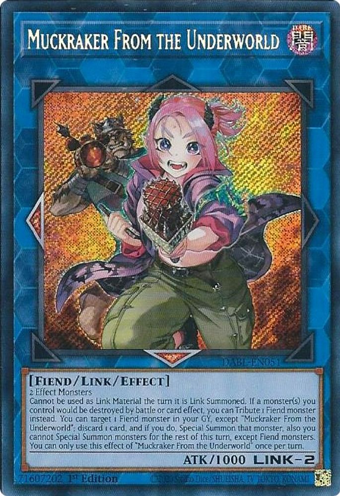 Muckraker From the Underworld (DABL-EN051) - Secret Rare