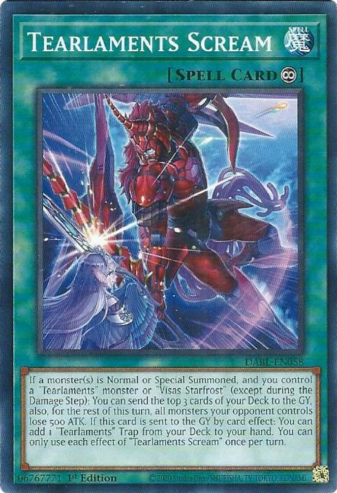 Tearlaments Scream (DABL-EN058) - Common