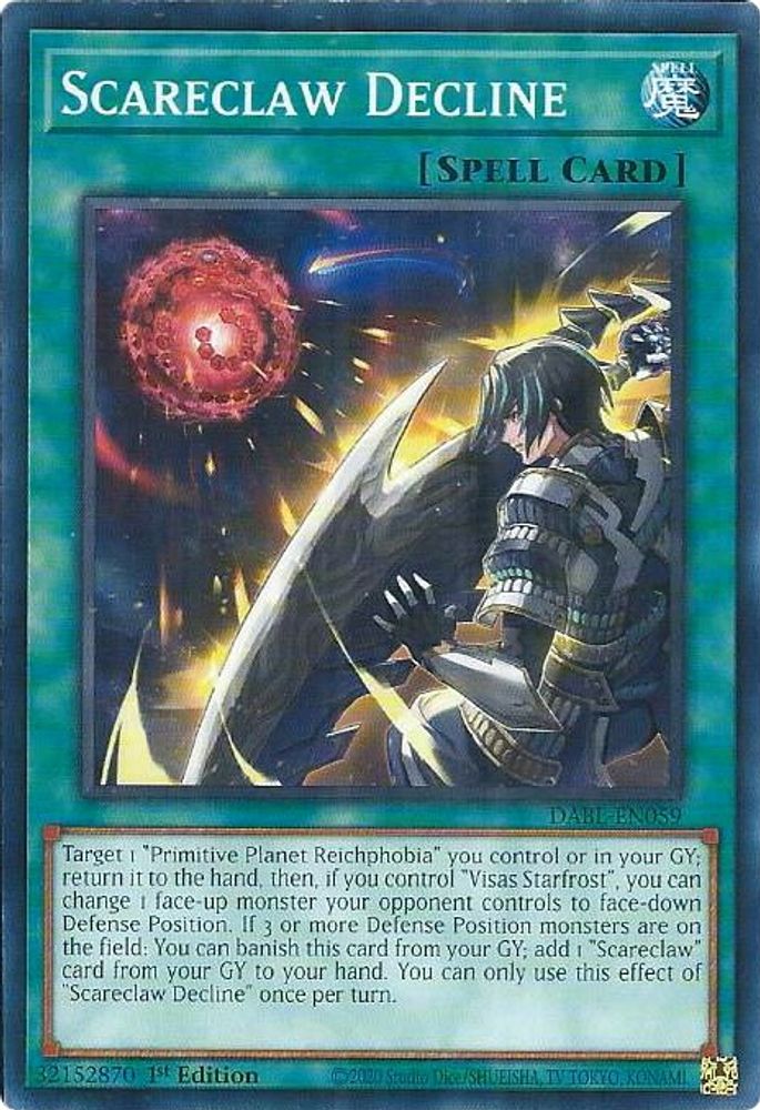 Scareclaw Decline (DABL-EN059) - Common