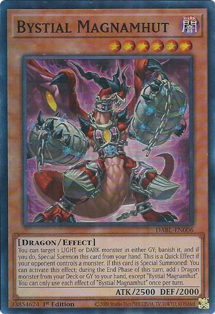 Bystial Magnamhut [DABL-EN006] Super Rare 