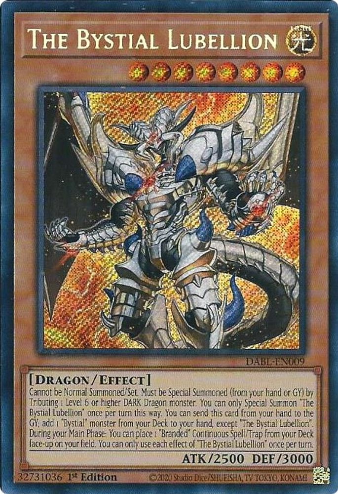 The Bystial Lubellion (DABL-EN009) - Secret Rare
