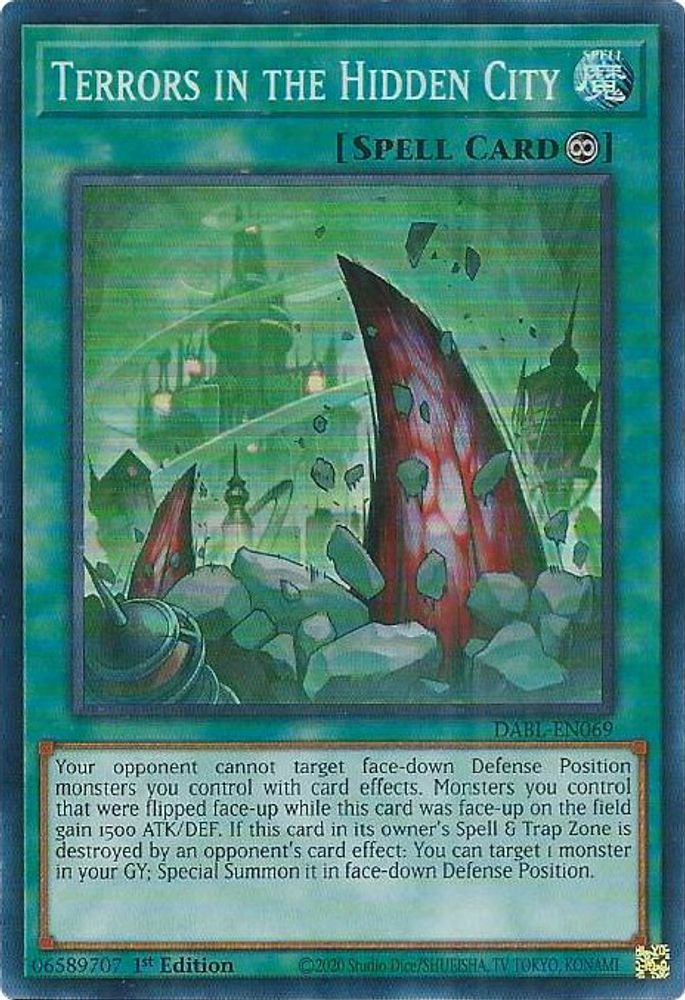 Terreurs dans la ville cachée [DABL-EN069] Super Rare 
