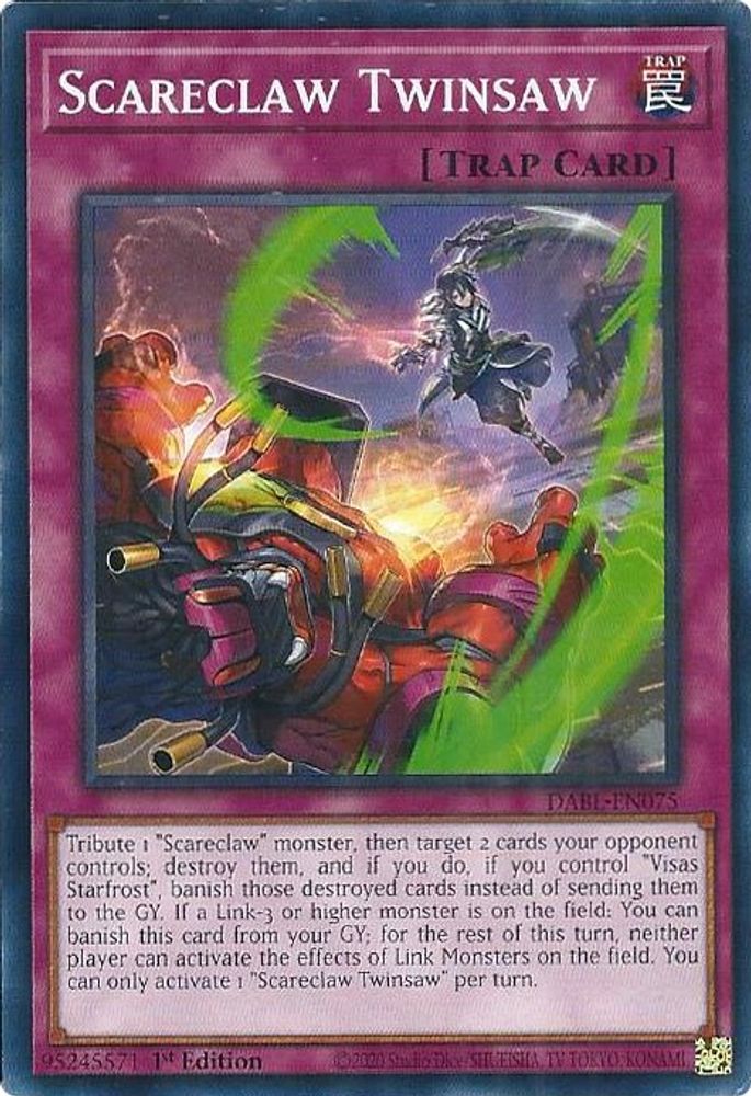 Scareclaw Twinsaw (DABL-EN075) - Common