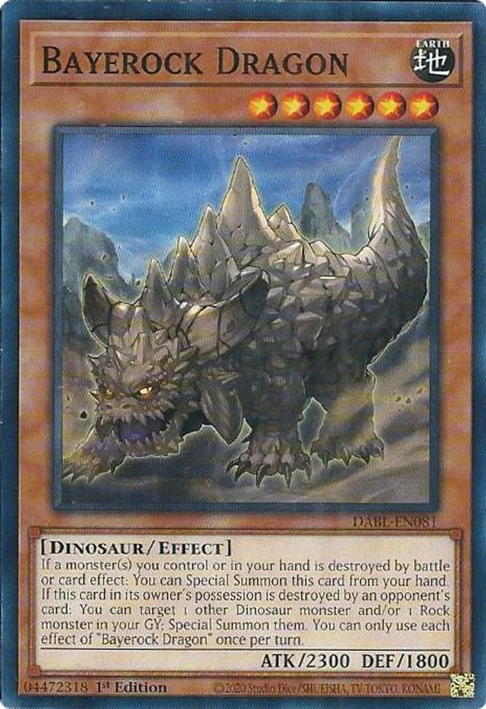 Dragon Bayerock [DABL-EN081] Commun 