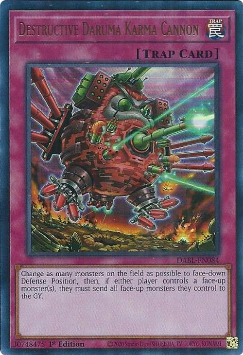 Destructive Daruma Karma Cannon (DABL-EN084) - Ultra Rare