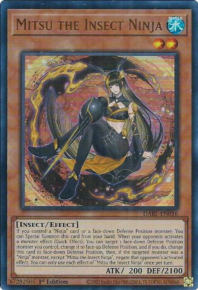 Mitsu the Insect Ninja (DABL-EN016) - Ultra Rare