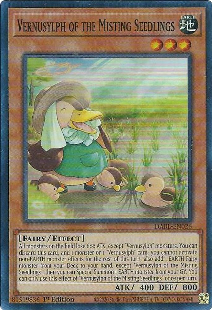 Vernusylph of the Misting Seedlings (DABL-EN026) - Super Rare