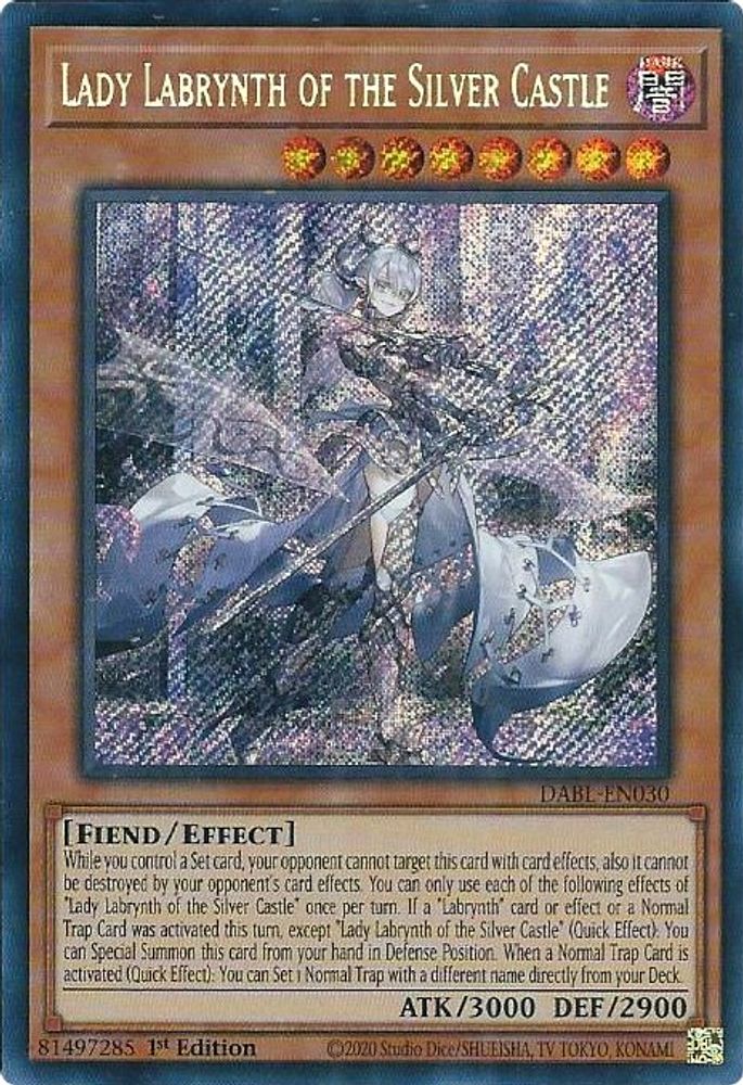 Lady Labrynth of the Silver Castle (DABL-EN030) - Secret Rare