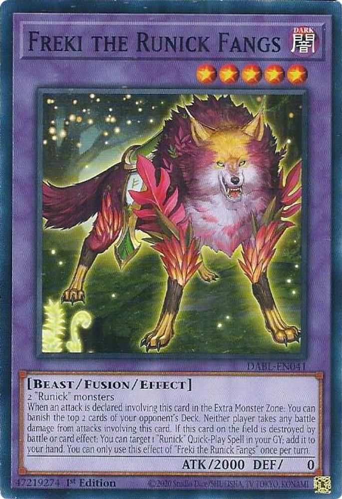 Freki the Runick Fangs (DABL-EN041) - Common