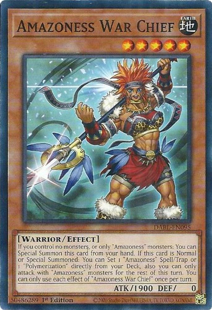 Amazoness War Chief (DABL-EN095) - Common
