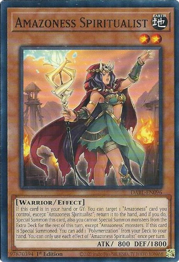 Amazoness Spiritualist (DABL-EN096) - Common