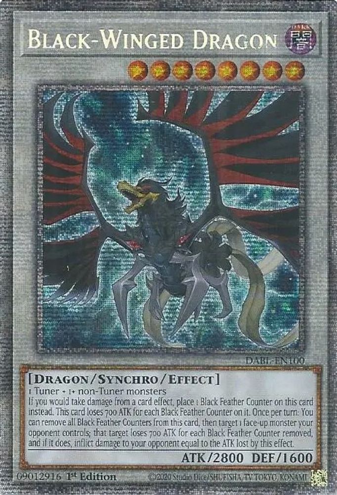 Dragon à ailes noires [DABL-EN100] Starlight Rare 