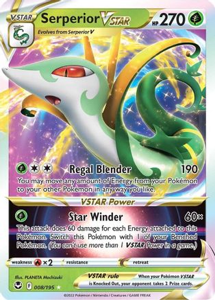 Serperior VSTAR 008  - Holofoil - Ultra Rare