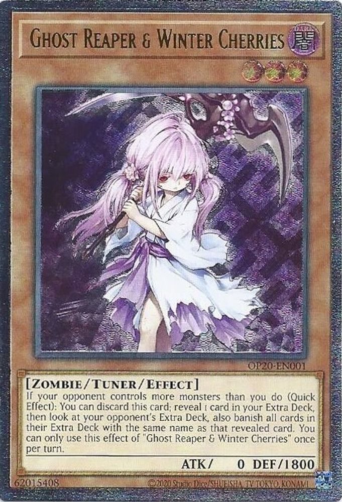 Ghost Reaper & Winter Cherries (UTR) (OP20-EN001) - Ultimate Rare