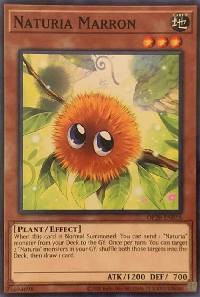 Naturia Marron (OP20-EN015) - Common
