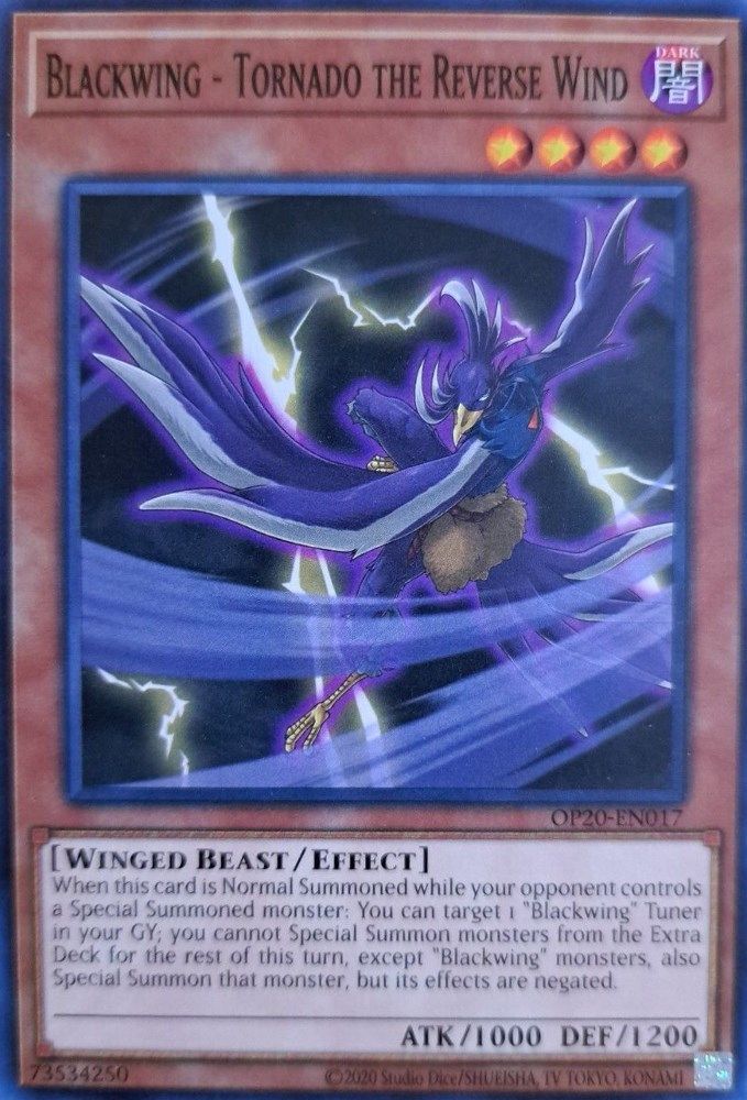Blackwing - Tornado the Reverse Wind (OP20-EN017) - Common