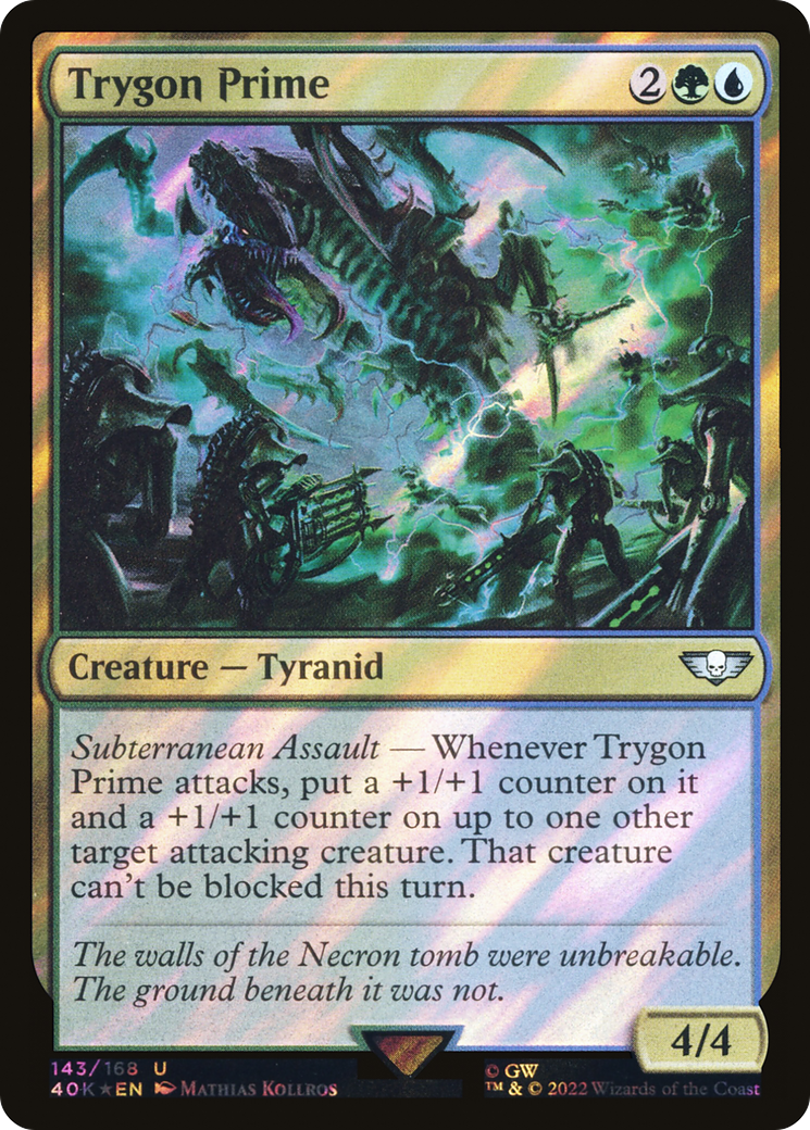 Trygon Prime (feuille de surtension) [Warhammer 40,000] 