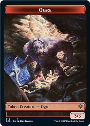 Ogre // Zombie Double-Sided Token (SCD-18 // 13) - Starter Commander Decks