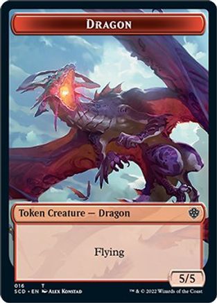 Dragon Double-Sided Token (SCD-016) - Starter Commander Decks
